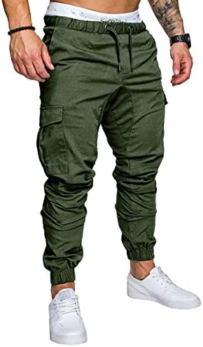 Muška moda labavi zgodne džepne hlače za kamuflažne hlače M-4xl