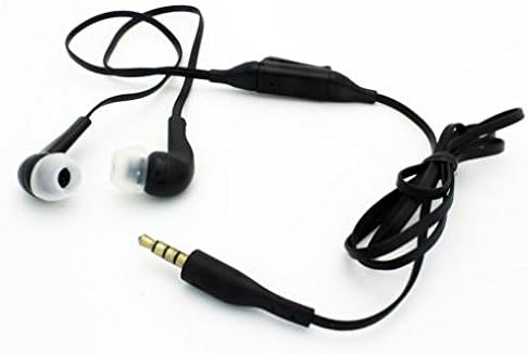 Zvuk izolirajući handsfree slušalice slušalice ušne uši s mikrofonama s dvostrukim slušalicama Stereo ravni ožičeni 3,5 mm [crno] za
