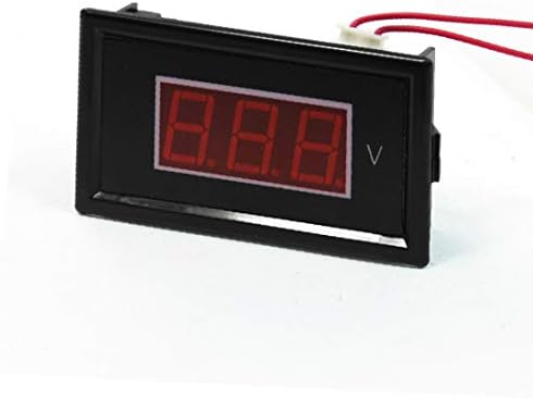 X-DREE AC 60-500V 2-žični mini crveni LED 3-znamenkasti voltni naponski mjerni mjerni ploča Voltmetar (VoltMetro del Pannello di Voltaggio