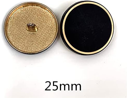 n/25 mm sjajni metalni gumbi Zlatni džemper za ukrašavanje košulja gumbi za majice uradi sam