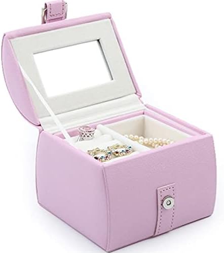 Kutija za nakit BBC jednostavna dvoslojna kutija za pohranu nakita velikog kapaciteta naušnice prsten organizator nakita