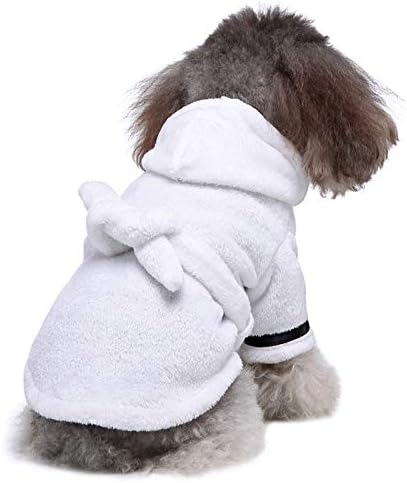 Kućni ogrtač za kućne ljubimce pidžama za pse odjeća za spavanje mekani ručnik za sušenje kupke za kućne ljubimce odjeća za štence