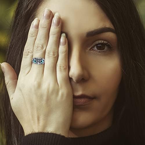 Prsten za prsten Retro otvoreni prsten Podesivi personalizirani gotički Muški životinjski prsten za nakit od vintage nakita