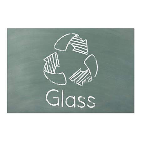 CgsignLab | Recycle -Glass -Green CHARDABORD PROZORNI PROZOR | 36 x24