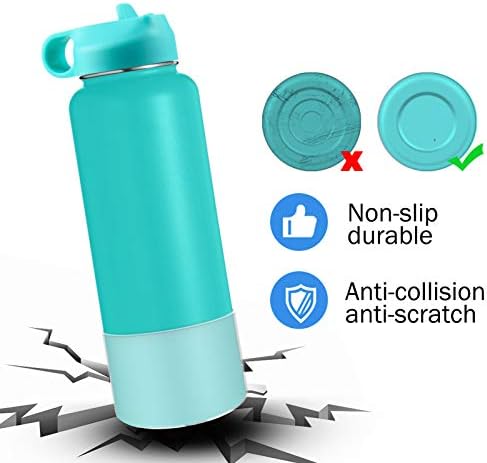 WUQID zaštitni silikonski rukav za čizmu za 12oz-40oz Sport Flask/Stanley boce za vodu Tumbler Anti-Slip Dondow Rukav za sve boce za