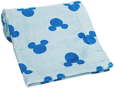 Janjad i bršljani Disney Baby Forever Mickey Mouse Blue Soft Fleece Baby Deck