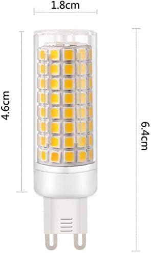 9-vatna LED žarulja 9-vatna dvostruka baza 9-vatna Topla bijela 3000K LED kukuruzna svjetiljka za kućni luster u dnevnoj sobi i spavaćoj
