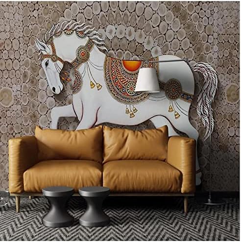 Europska kreativna plemenita konjska zrna zidna tapeta dnevna soba Dječja dječja spavaća soba zidna tkanina dekor home zid prekrivanje-120x100