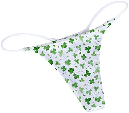Green St.Patrick's Day Sexy G-String Thonge Women Unughty Sex T-Back gaćice nisko uspon Stretch Stretch naramenice bešavne tange