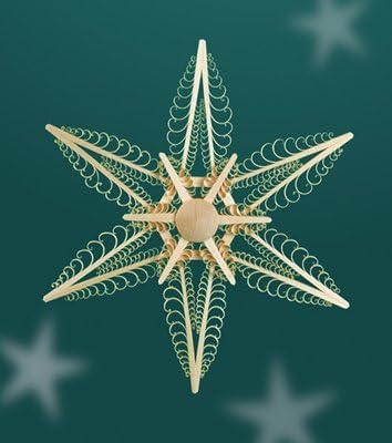 Rudolphs Schatzkiste Splinter Star Star Star Dekoracija prozora 32 cm 2-stranica Stung Ledges erzgebirge NOVO
