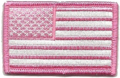 Taktička flaster za zastavu - ružičasta