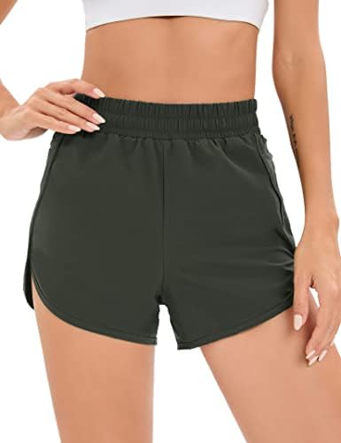 Kojooin ženske trčanje kratke hlače brze suhe vježbe s visokim strukom atletskih kratkih hlača Gym Sporty joga golf kratke hlače sa