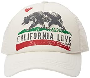 Billabong Girls 'California Love Pitstop mrežica leđa Podesivi kamionski šešir, bijela, jedna