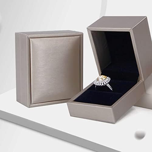 Tighall luksuzni prsten kutija za angažman prijedloga vjenčanja Velvet prsten nakit kutija za skladištenje prstena Poklon kutija