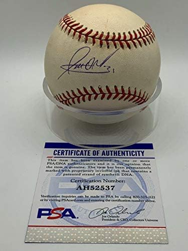 Jose Ortiz A Rockies potpisali su autogram OMLB Al Budig bejzbol PSA DNA AH52537 - Autografirani bejzbol