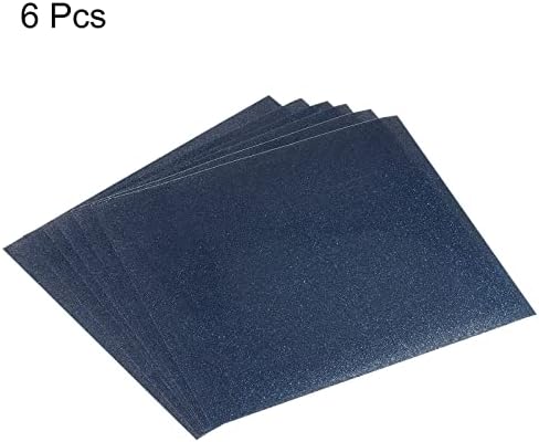 Meccanixity svjetlucav prijenos topline vinil željezo na vinil mornarskoj plavoj boji 12 x10 za diy majicu, torbu, cipele, šešir, uniform,