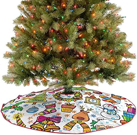 Chirstmas suknja s drvetom božićno drvce božićno stablo mat za odmor dekoracija kuće 30 × 30