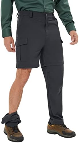 Muški teretni kabriolet planinarskih hlača ZIP-OFF Brzo suho lagano rastezanje vanjskih hlača na otvorenom