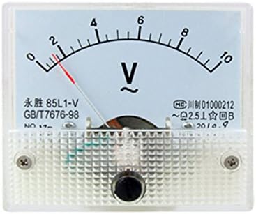UXCELL 85L1 AC 0-10V pravokutnik Analogna ploča Volt mjerač mjerača