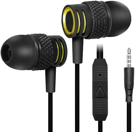 Urbanx R2 ožičene slušalice u uhu s MIC-om za Motorola Moto G Stylus 5G s kabelom bez zapleta, buka izolirajući slušalice, duboki bas,