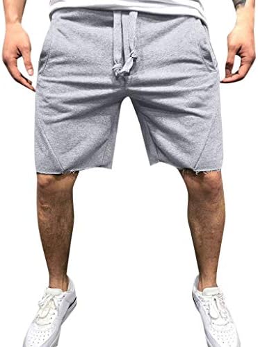 Ozmmyan teretane kratke hlače za muškarce ljeto casual sportski jogging elastizirani struk kratke hlače Radne hlače hlače