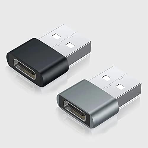 USB-C ženska osoba na USB muški brzi adapter kompatibilan s vašim vivo xplay5 elite za punjač, ​​sinkronizaciju, OTG uređaje poput