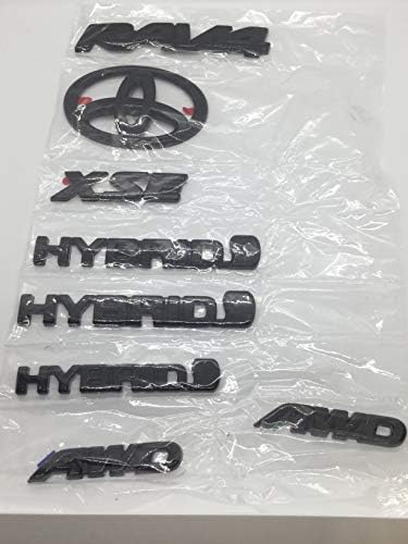 Originalna Toyota Rav4 Hybrid XSE GLOSS Black Emblem Overlay Kit PT948-4219B-02