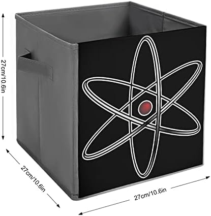 Fizika koja se može sklopiti za skladištenje kockica s kantama Organizator sklopiva kutija s ručkama