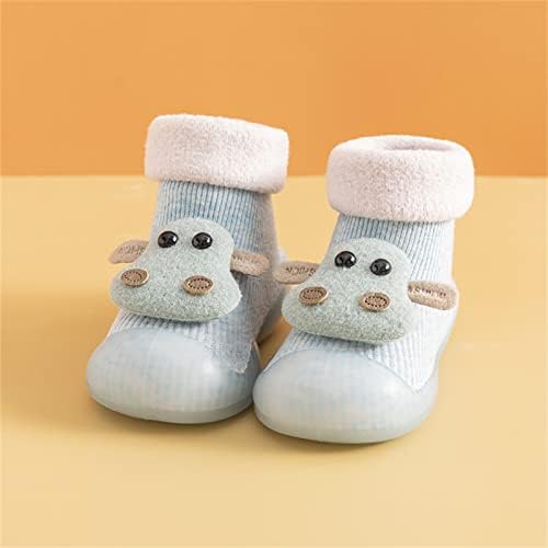Djeca za djecu novorođenčad dječaci Djevojčice cipele prve šetače zgusnute tople slatke crtane životinje dječaci podne čarape