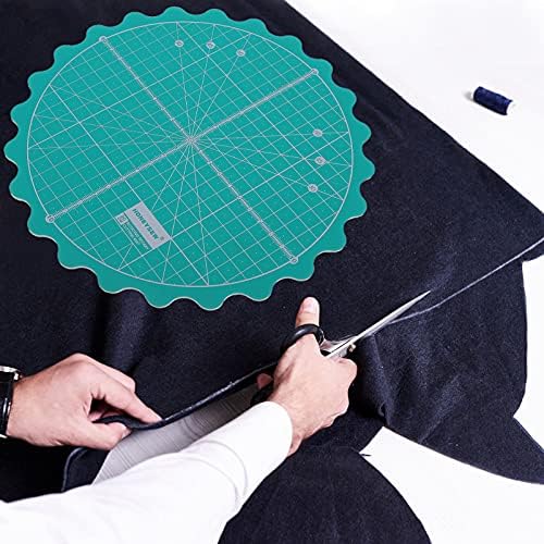 Milisten Art Art šivanje prostirka za rezanje 1pc tkanina rotacijska mat prijenosna rotirajuća prostirka okrugla rotirajuća jastuka