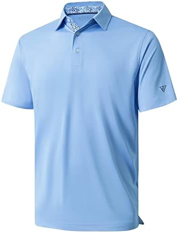 Muške polo majice kratke rukave casual solidne stilske suhe fit performanse dizajnirane ovratnike golf polo majice za muškarce