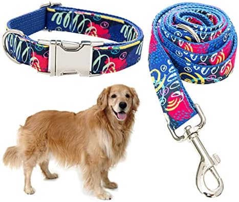 PopetPop 2pcs Set štenećih kabelskih ogrlica za male štenad za trening za pseće ovratnike pseće remenje za brzo otpuštanje pojasa za