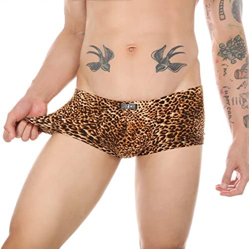 Boksaci za donje rublje s niskim strukom seksi leopardov tiskane tajice za odmor plaža Print Striped Swimsuit Boxers Cool