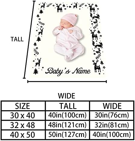 SGBased Baby Custom pokrivač sa slikama novorođenčad Personalizirane deke za dječake djevojčice Micro Fleece Bacanje pokrivač Prilagođeni