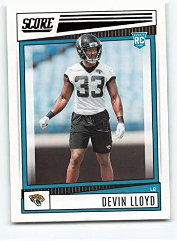 2022 rezultat 350 Devin Lloyd RC Rookie Jacksonville Jaguars NFL nogometna trgovačka karta