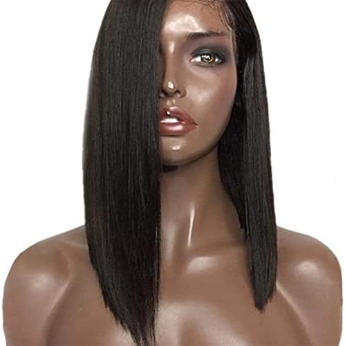 Kose brazilska ljudska kosa kratka bob perika na čipki izbijeljeni čvorovi dječja kosa prirodna boja kompatibilna sa ženskom perikom