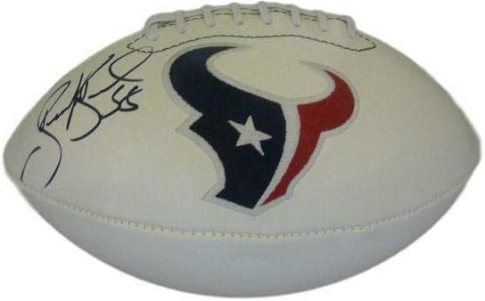 Brooks Reed Autografirani/potpisani Houston Texans White Logo Football JSA 12834 - Autografirani nogomet