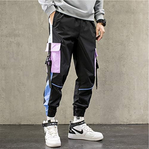 Muškarci Joggers teretne hlače za sportove na otvorenom modne casual sportske hlače za muškarce hip hop s vezicom