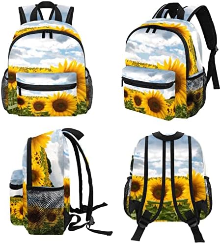 VBFOFBBV LAPTOP Ruksak, elegantni putujući ruksak povremeni daypacks torba za rame za muškarce žene, priroda polja suncokret
