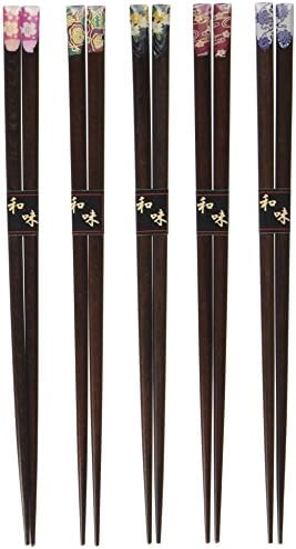 Poklon set japanskih štapića od 900291 raznolikog dizajna, 5 parova