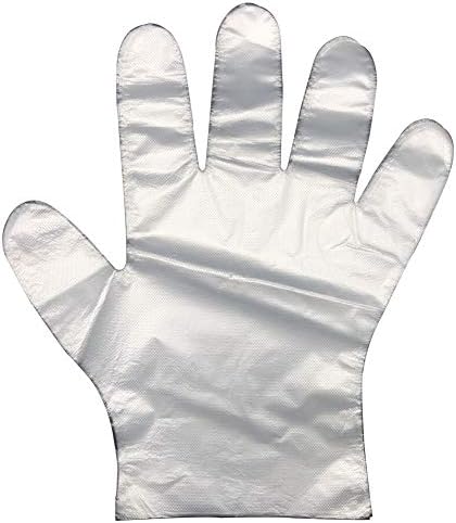 800 kom pe prozirne jednokratne rukavice plastične rukavice velike PE rukavice za bojanje kose ugostiteljske rukavice za kuhanje, čišćenje