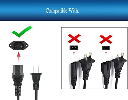 Snažan strujni kabel za ac adapter, kompatibilan sa iRobot Roomba i7 + i7 Plus i7550 i 7550 s9 + s9550 s 9550 S955020 Wi-Fi Robot-usisavač