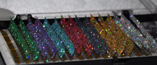 Primamljive blistave trepavice u boji holograma J Curl .15 x 12 mm za produženje trepavica