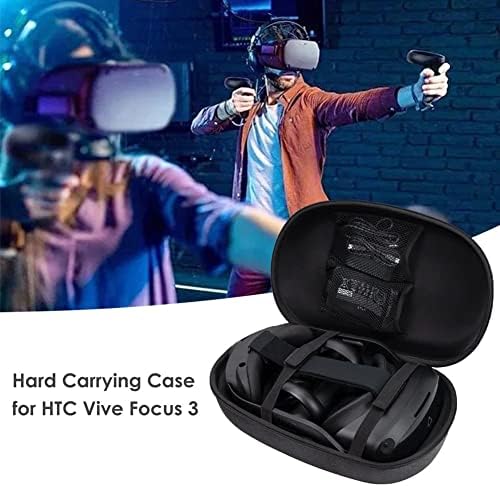 Nošenje slučaja za Vive Focus3 VR zaštitna torba za igračke slušalice, lagana i prijenosna zaštita, prilagođeno skladištenje kućišta