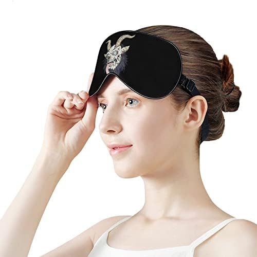 Krampus iz Yule Lord Sleep Mask Mask Slatka sljepog očiju pokriva sjenilo za žene darovi muškaraca