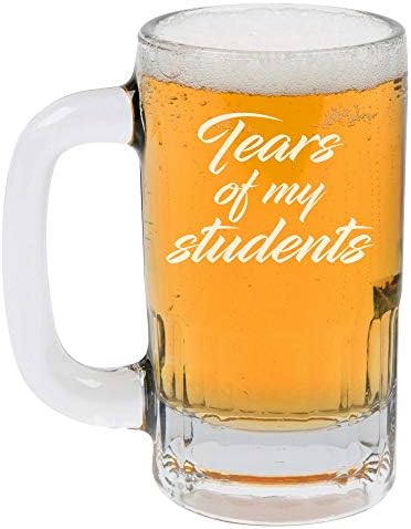12oz šalica piva Stein staklene suze mojih učenika smiješni učitelj