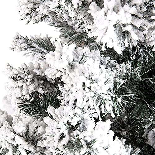 Haieshop božićno drvce Umjetno ukrašavanje božićnog drvca snijeg snijega s metalnim postoljem 830)