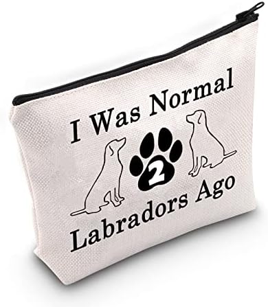 Jniap labrador retriever kozmetičke torbe labrador retriever vlasnik psa poklon bio sam normalan 2 labradors prije makeup torba