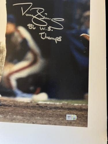 Darryl jagoda potpisana 16x20 fotografija dodavanje '86 WS Champs Mets MLB Hologram - Autografirane MLB fotografije