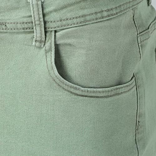 Teretne pukotine za muške hlače za muškarce Poslušane ležerne hlače za muškarce s visokim strukom Pokloni s ravnim nogama za dečka